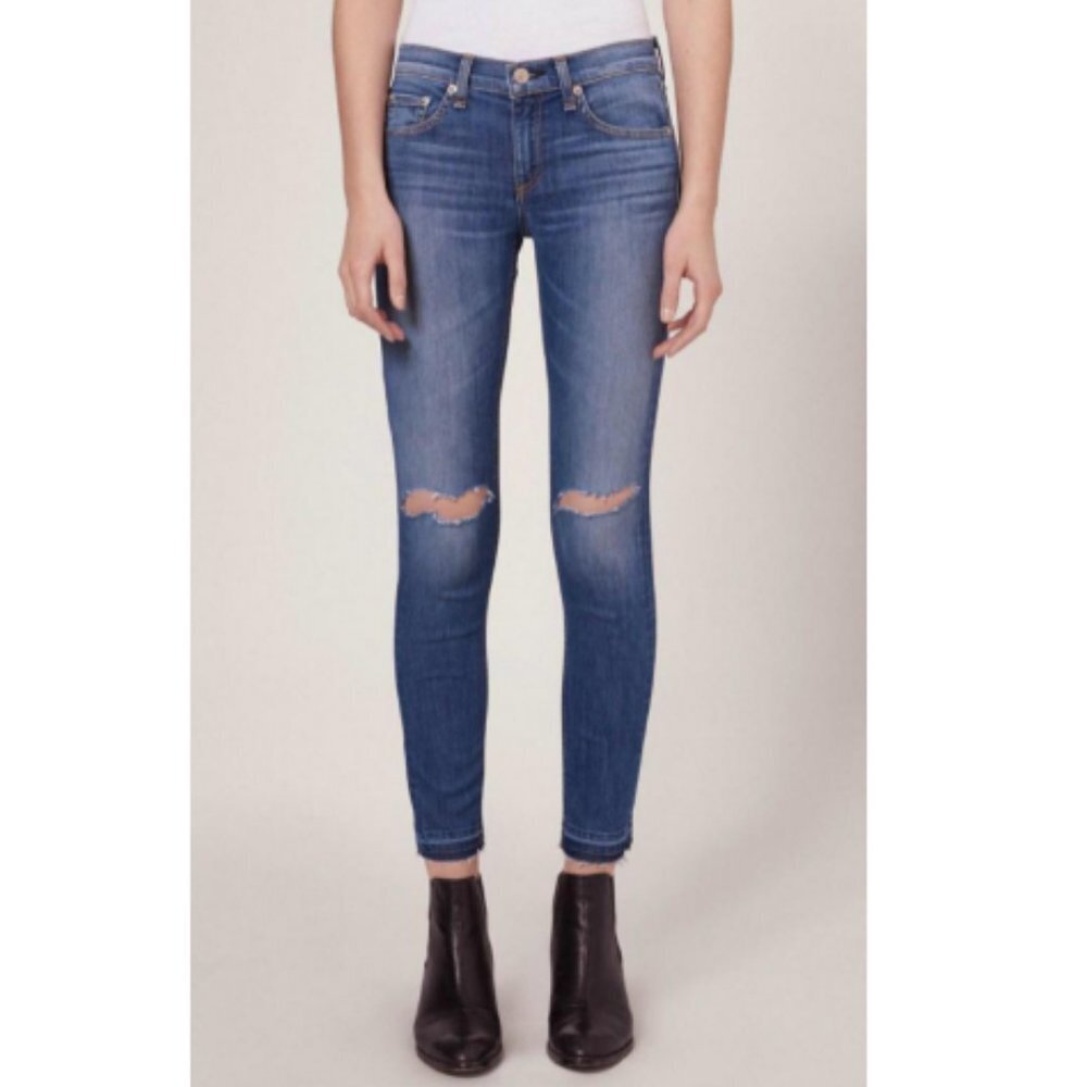 Rag & Bone Women's Dark wash Cropped Jeans Lilydale Size 28 Style W1526K122LID